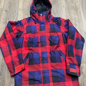 Vans Red and Blue Plaid Jacket
